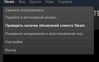 Как обновить стим